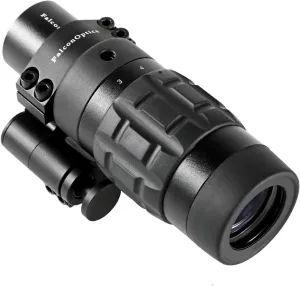 1.5X - 5X Red Dot Sight Optic Scope Magnifier with Flip to Side Mount