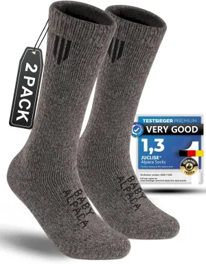 Alpaca Wool Heavyweight Thermal Boot Socks Winter Hunting Hiking Working Cold Weather Cushioned