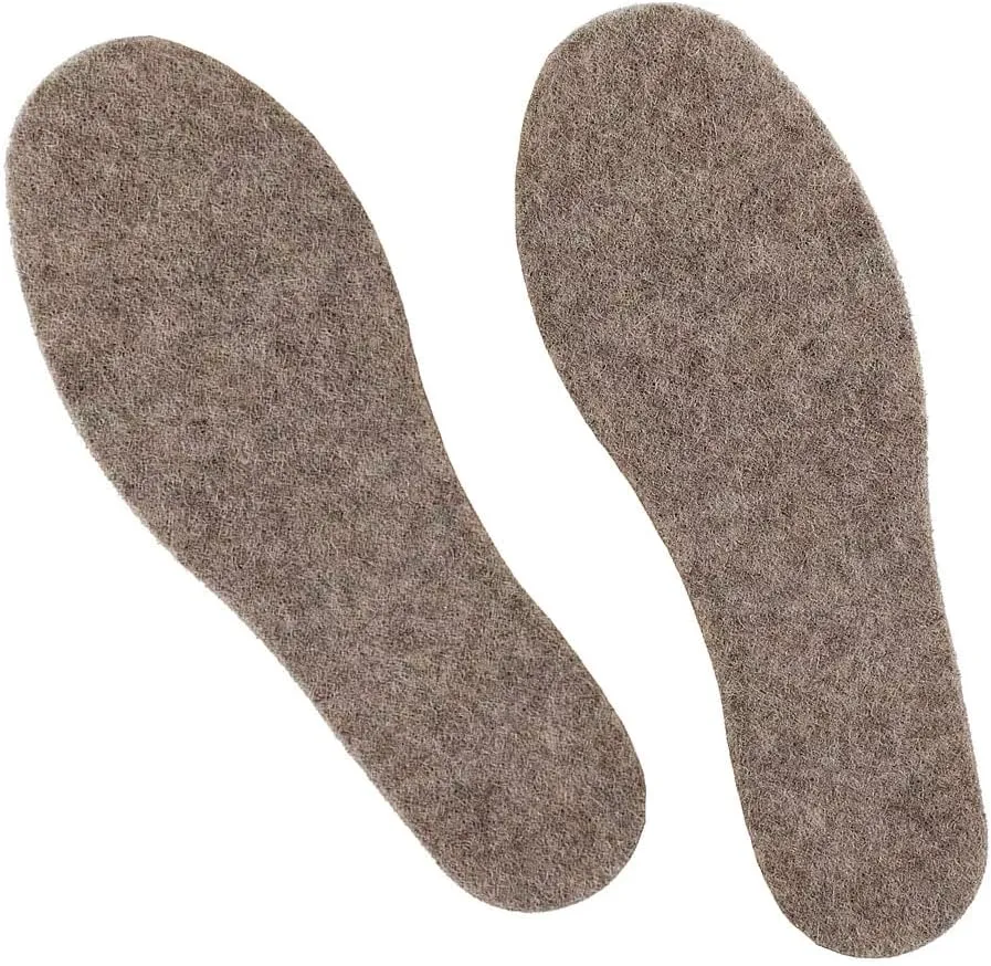 Alpaca Wool Warm Shoe Insert - Wool Shoe Insoles for Boot Soft Winter Warm Shoe Replacement Men 12