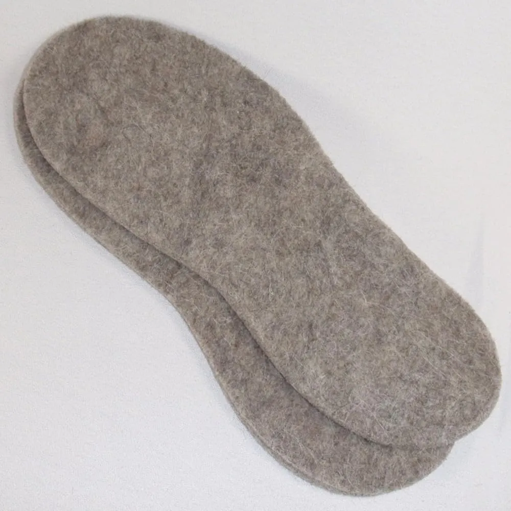 Alpaca Wool Warm Shoe Insert - Wool Shoe Insoles for Boot Soft Winter Warm Shoe Replacement Men 12
