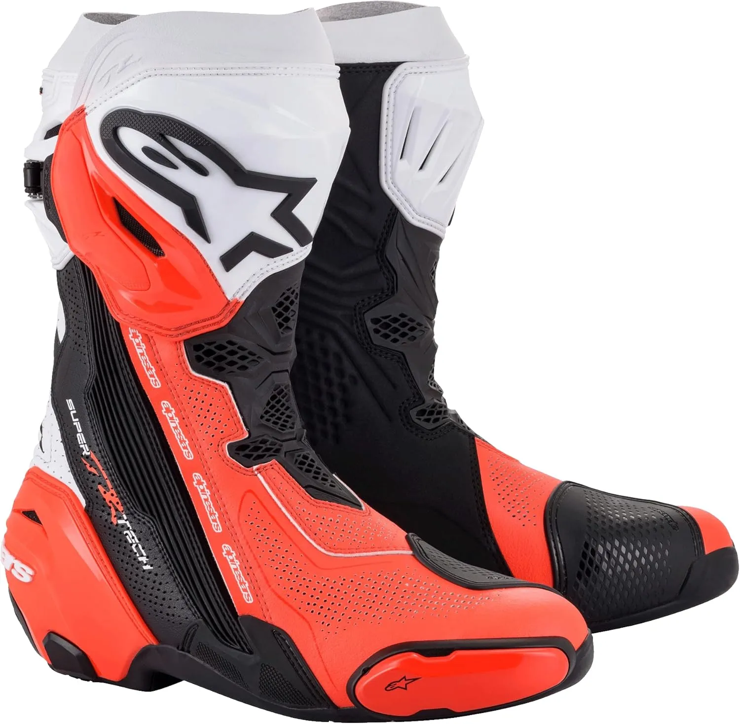 Alpinestars Supertech R Vented Motorcycle Boots – Lightweight Race Boot with Enhanced Ventilation and Protection