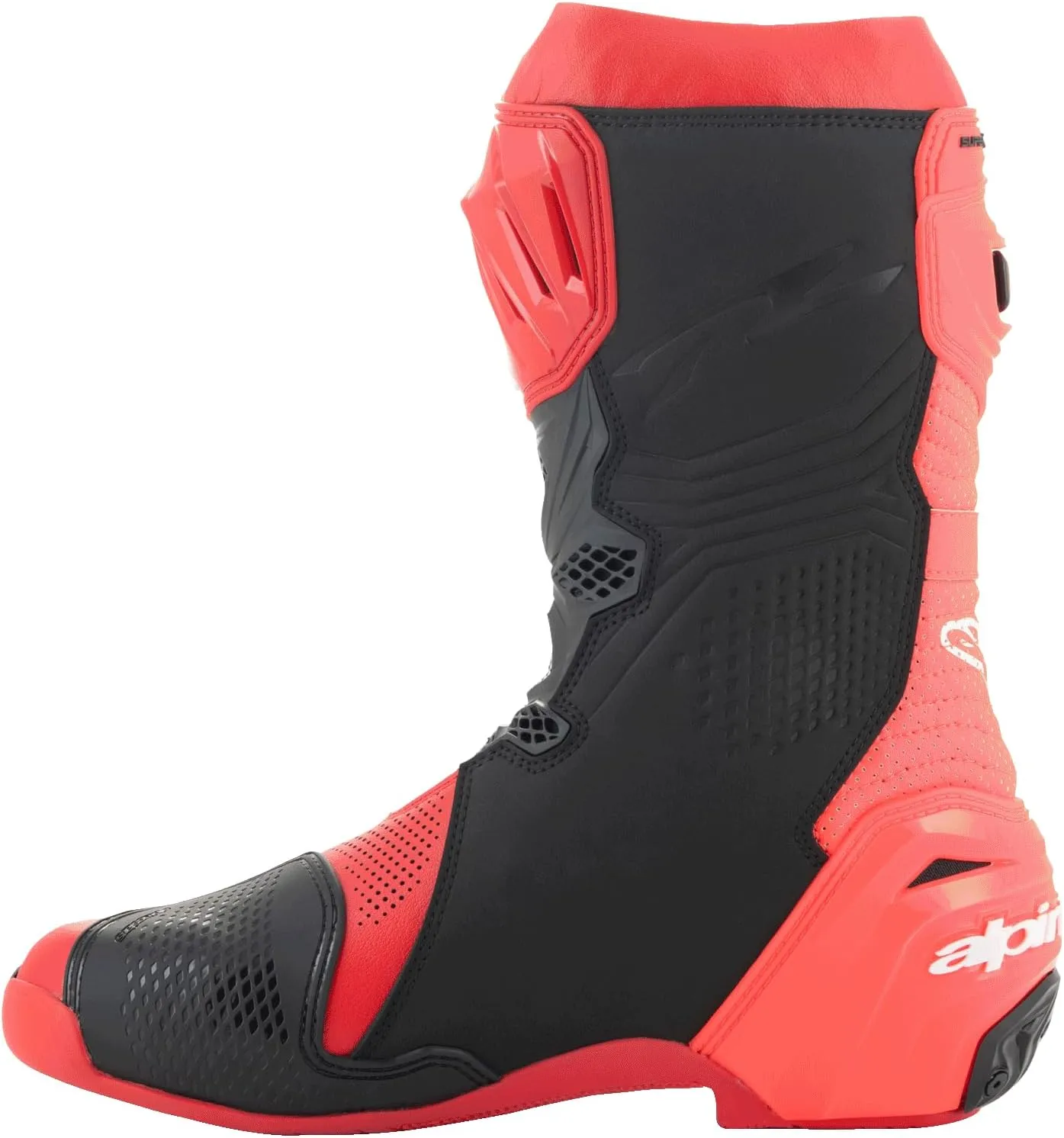 Alpinestars Supertech R Vented Motorcycle Boots – Lightweight Race Boot with Enhanced Ventilation and Protection