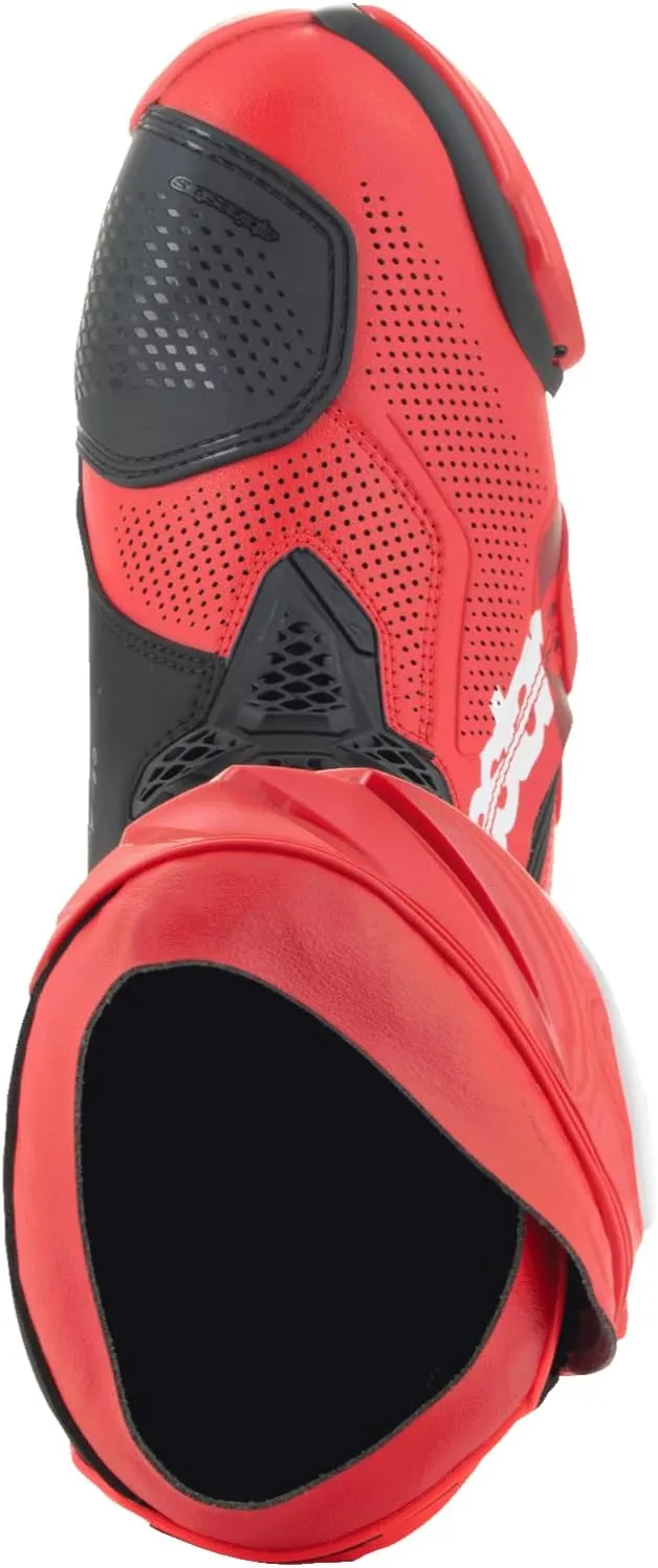 Alpinestars Supertech R Vented Motorcycle Boots – Lightweight Race Boot with Enhanced Ventilation and Protection