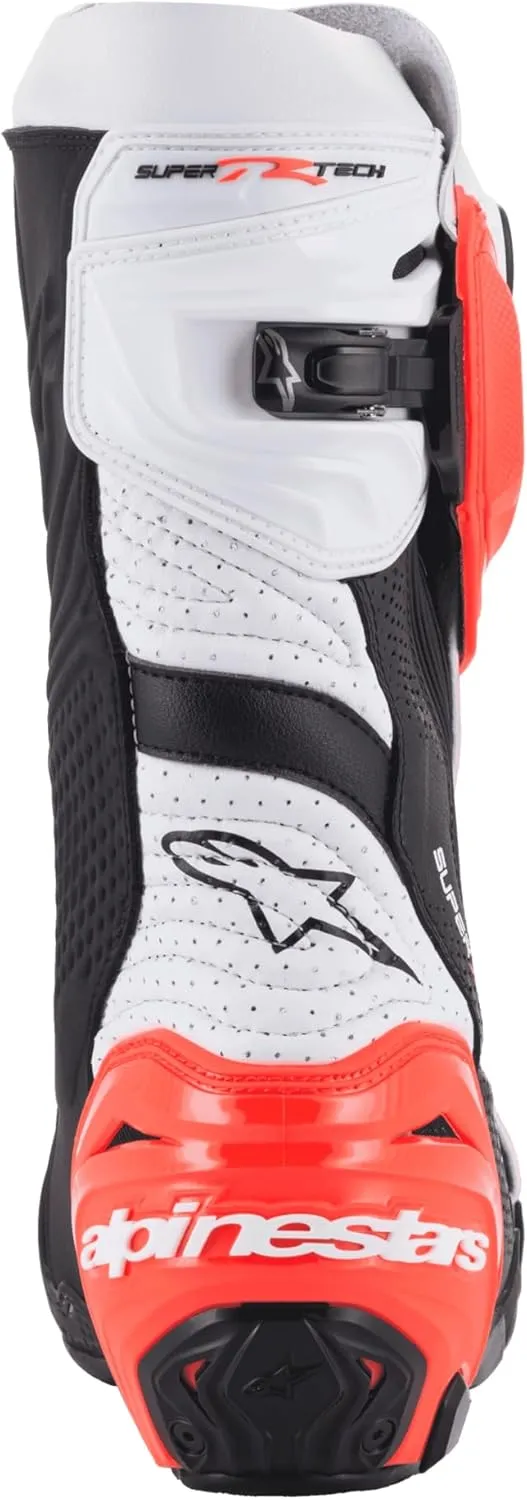Alpinestars Supertech R Vented Motorcycle Boots – Lightweight Race Boot with Enhanced Ventilation and Protection