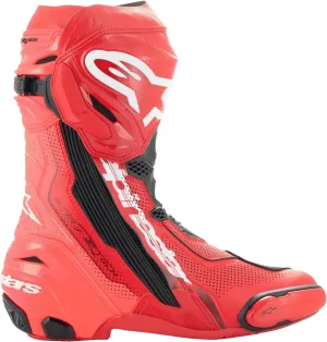 Alpinestars Supertech R Vented Motorcycle Boots – Lightweight Race Boot with Enhanced Ventilation and Protection