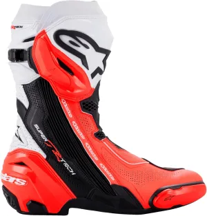 Alpinestars Supertech R Vented Motorcycle Boots – Lightweight Race Boot with Enhanced Ventilation and Protection
