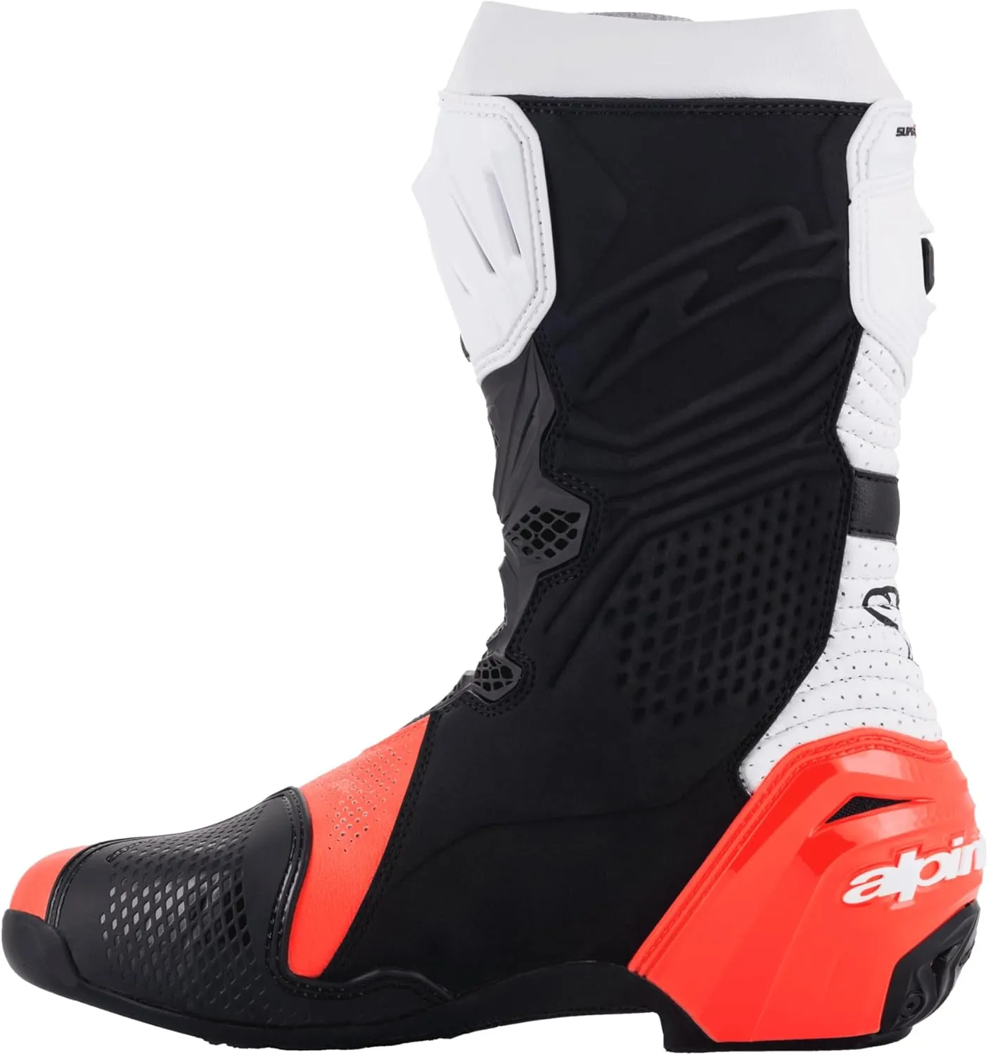 Alpinestars Supertech R Vented Motorcycle Boots – Lightweight Race Boot with Enhanced Ventilation and Protection