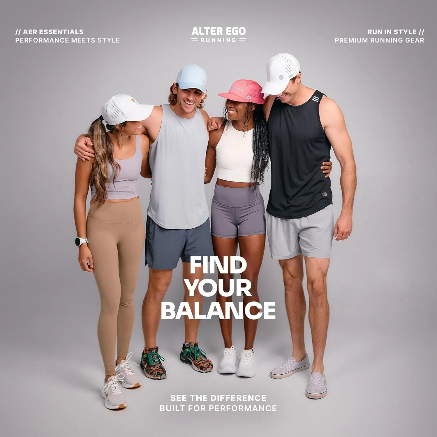 Alter Ego Traveler Splash Performance Hat – Lightweight, Breathable, Water-Resistant Adjustable Cap for Running, Workout