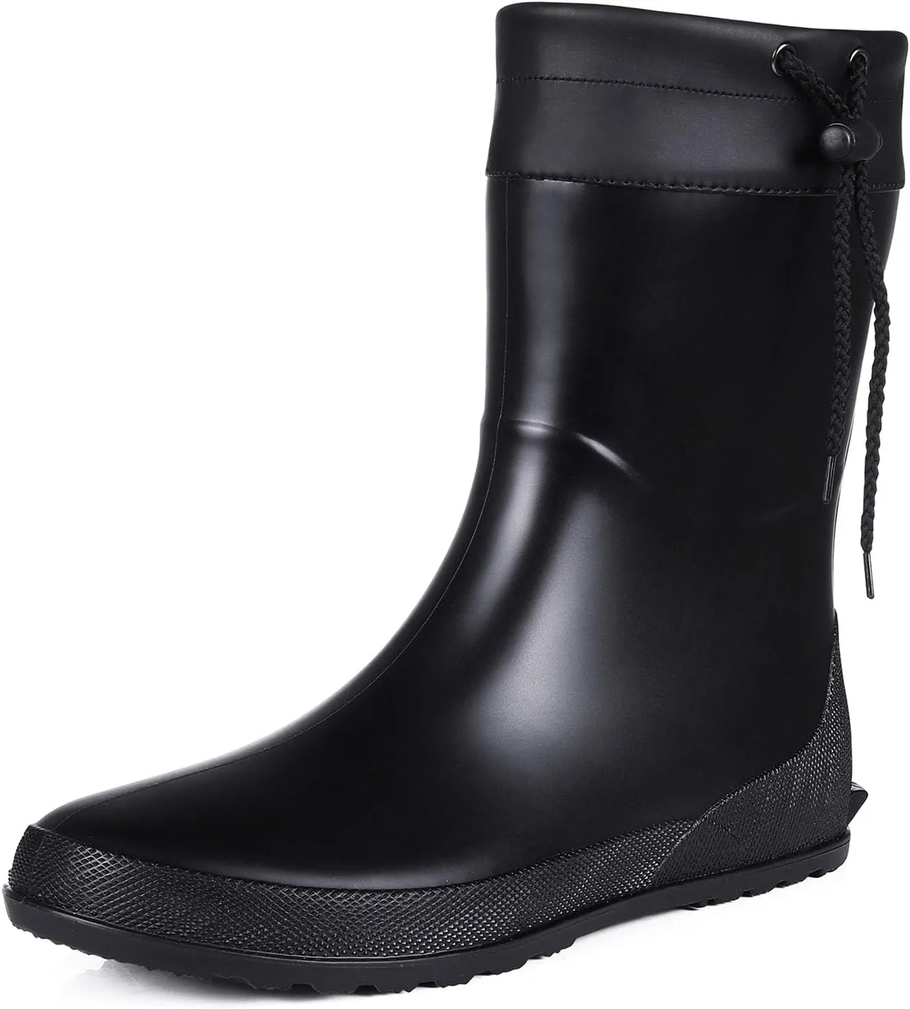 Asgard Packable Tall Rain Boots for Women Waterproof Rubber Garden Boots Ultra Lightweight Flat Mud Boots- NOT FOR WIDE CALF