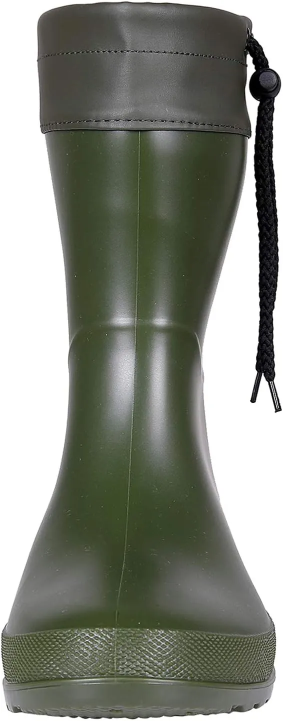 Asgard Packable Tall Rain Boots for Women Waterproof Rubber Garden Boots Ultra Lightweight Flat Mud Boots- NOT FOR WIDE CALF