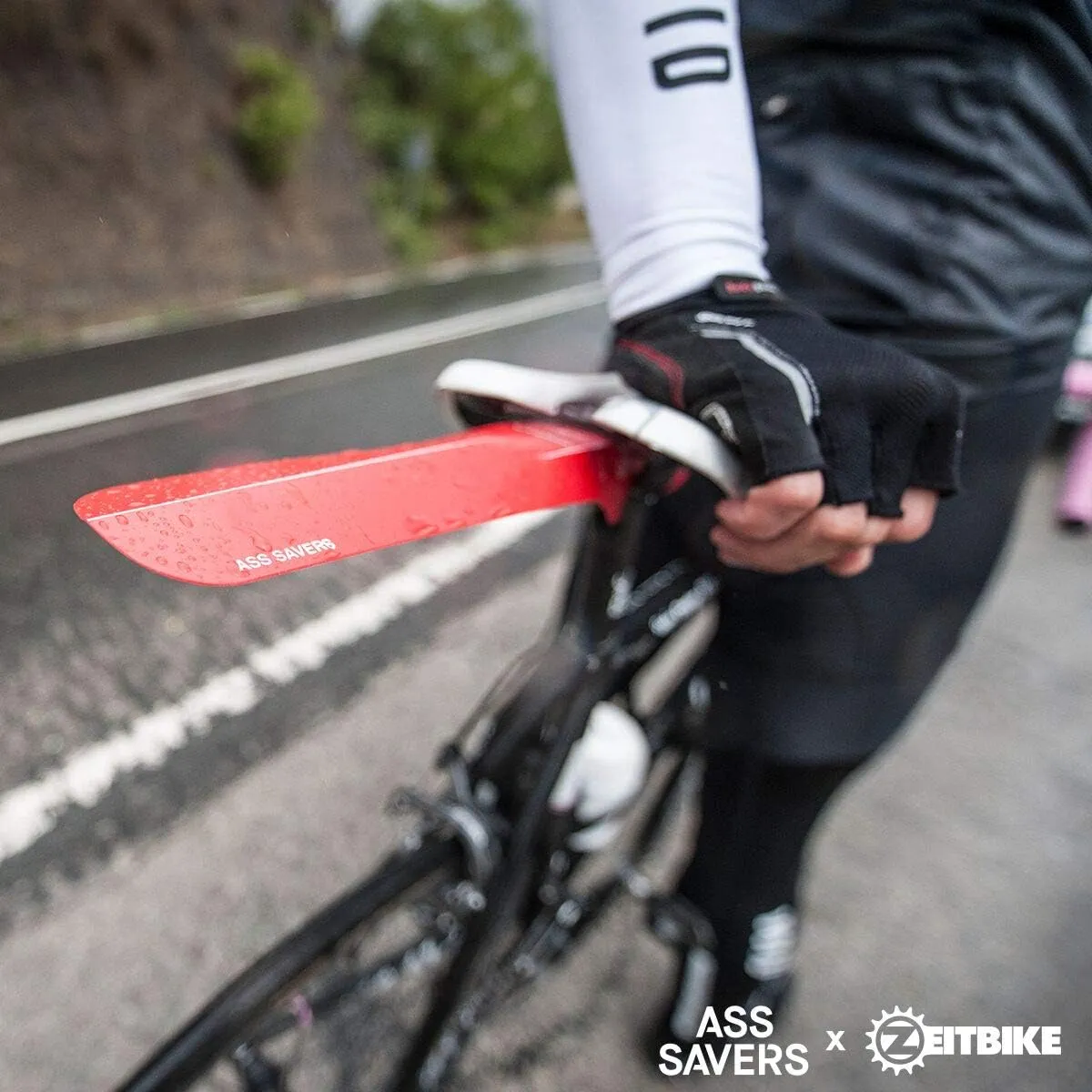 Ass Savers Bicycle Fender | Generation 4 - Regular | Rear/Saddle Mudguard with Flip Tip Attachment System