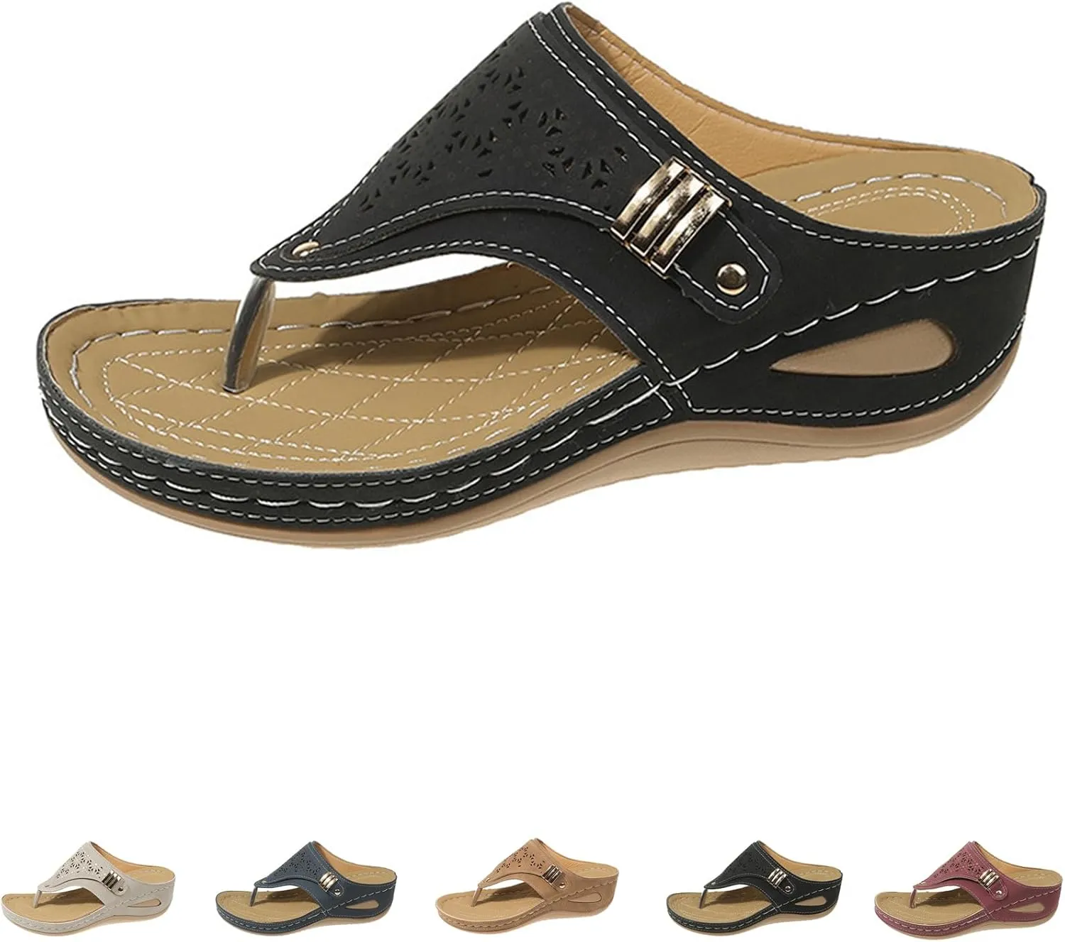 Avylays Orthopedic Sandals,Breathable Mesh Hollow Sports Sandals,Orthopedic Flip-Flops Summer Casual Sandals