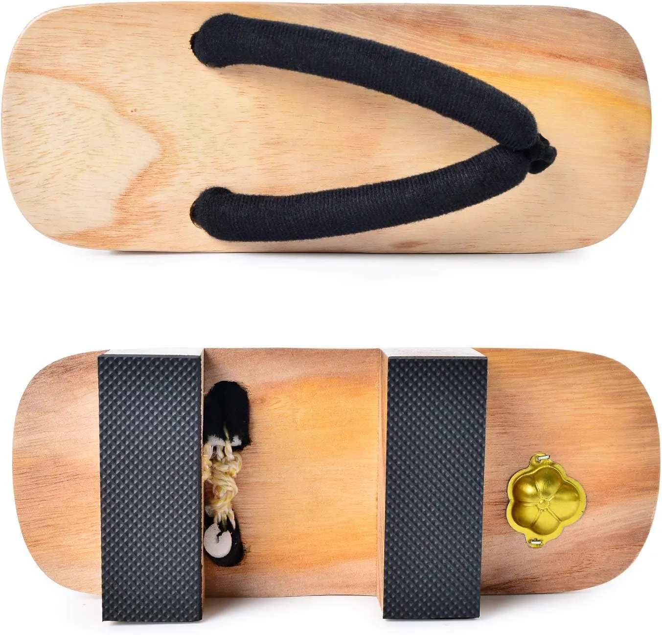 Azumasun Japanese Wooden Clogs with Tabi Socks For Men Women