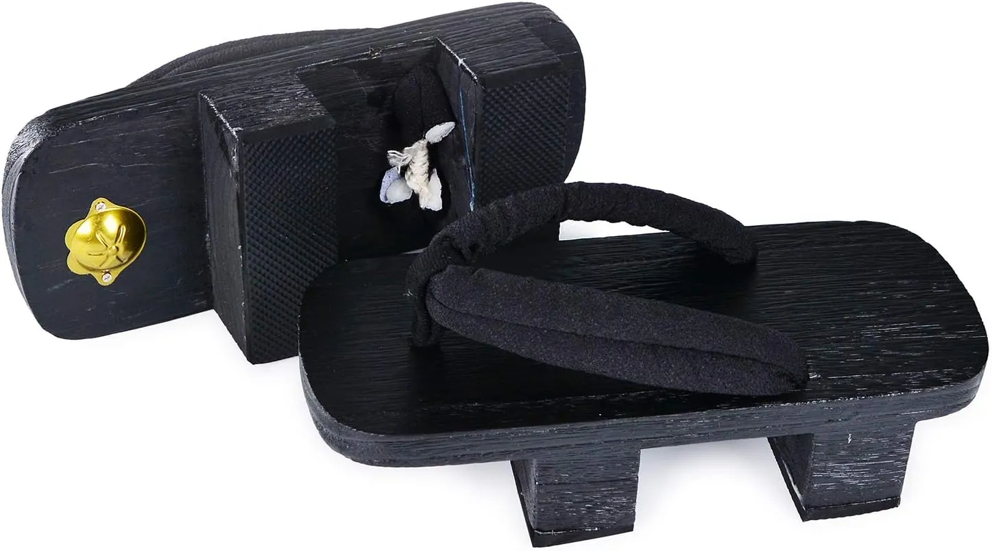 Azumasun Japanese Wooden Clogs with Tabi Socks For Men Women