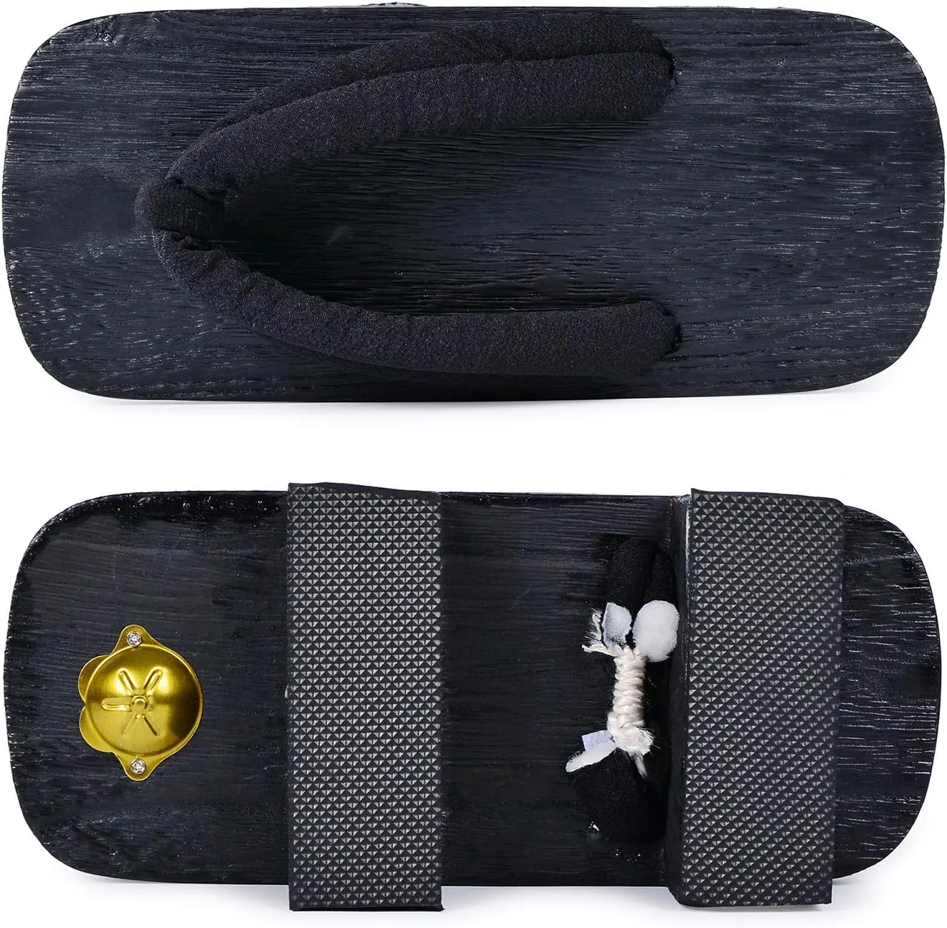 Azumasun Japanese Wooden Clogs with Tabi Socks For Men Women