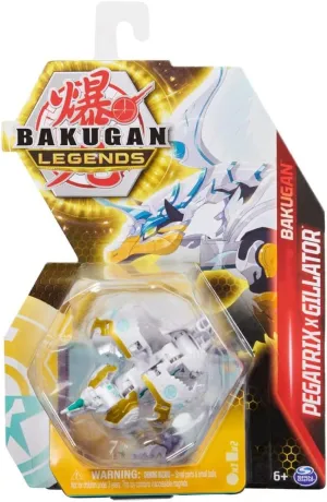 Bakugan Legends 2023 Pegatrix x Gillator 2-inch Core Collectible Figure and Trading Cards
