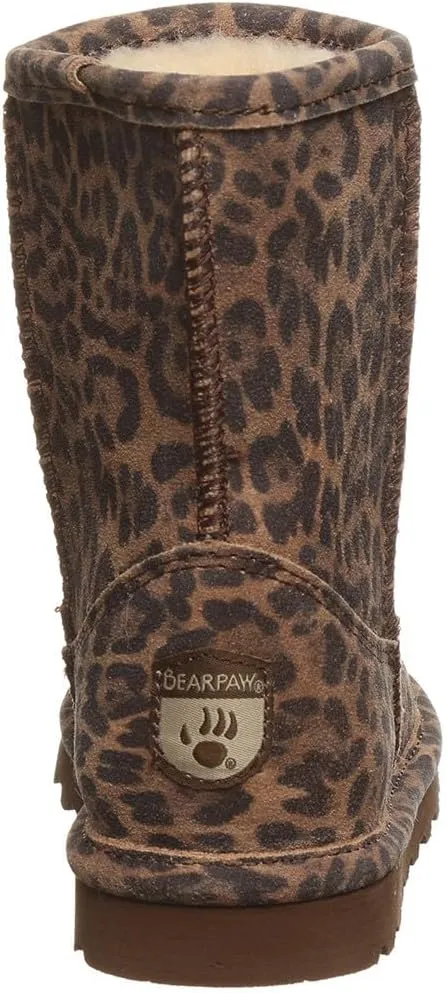 BEARPAW Elle Exotic Youth Multiple Colors | Youth's Boot Classic Suede | Youth's Slip On Boot | Comfortable Winter Boot