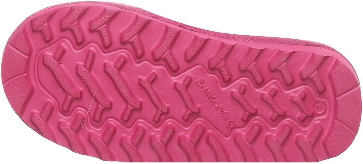 BEARPAW Elle Toddler Multiple Colors | Toddler's Boot Classic Suede with Zipper | Kid's Slip On Boot | Comfortable Winter Boot