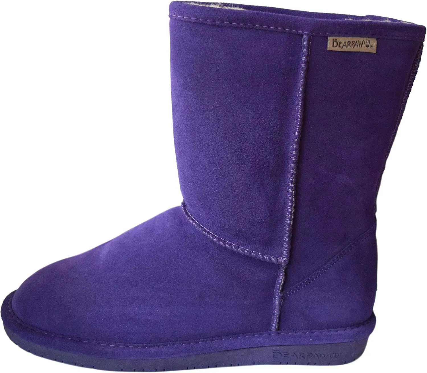 BEARPAW Emma Short Women's Classic Winter Slip On Boots, Lightweight Suede Boots, Multiple Colors