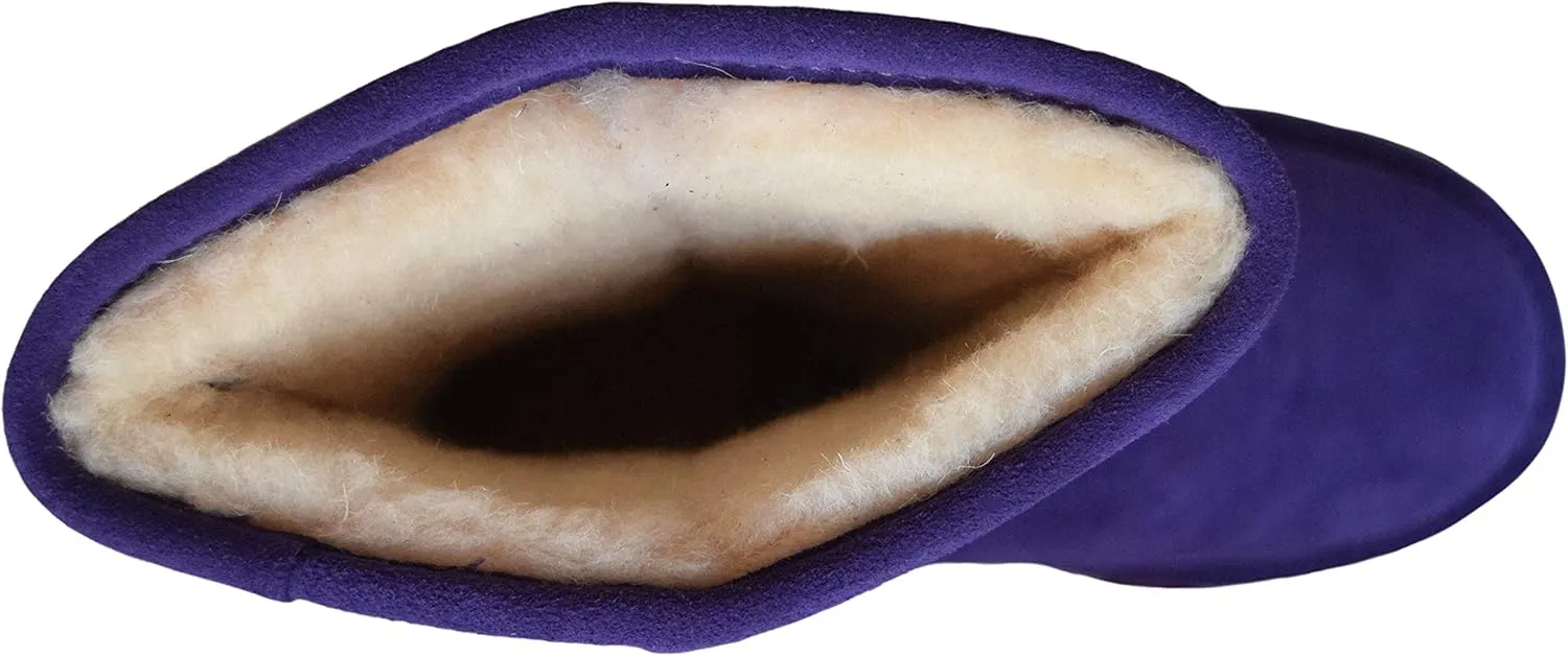 BEARPAW Emma Short Women's Classic Winter Slip On Boots, Lightweight Suede Boots, Multiple Colors