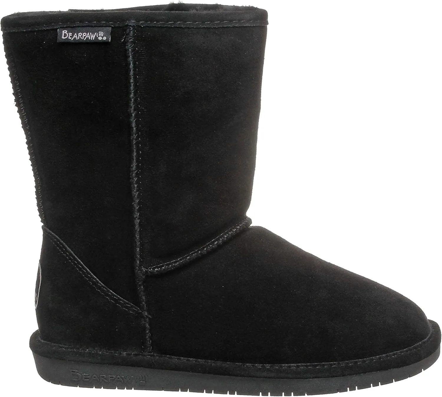 BEARPAW Emma Short Women's Classic Winter Slip On Boots, Lightweight Suede Boots, Multiple Colors