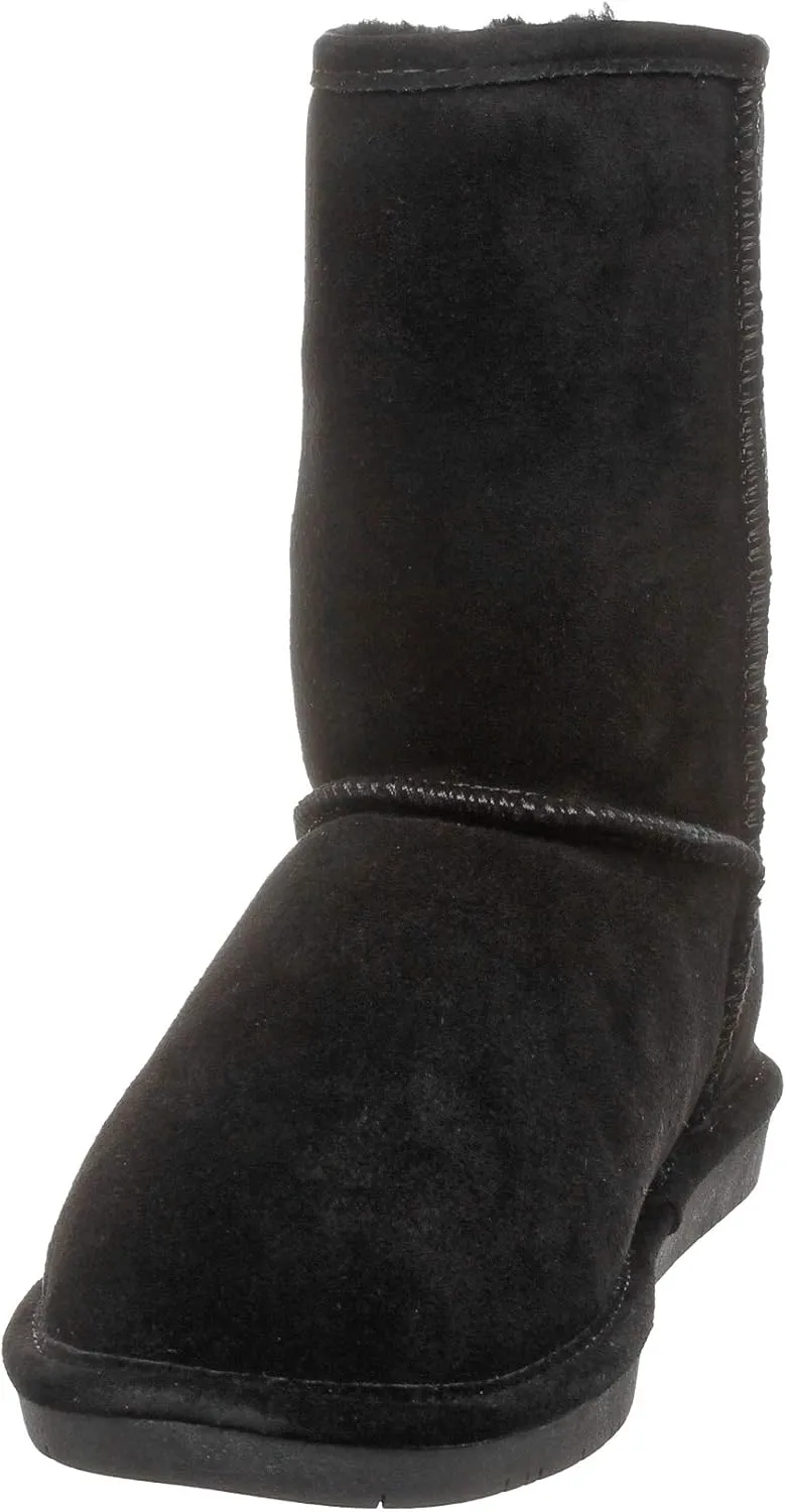 BEARPAW Emma Short Women's Classic Winter Slip On Boots, Lightweight Suede Boots, Multiple Colors