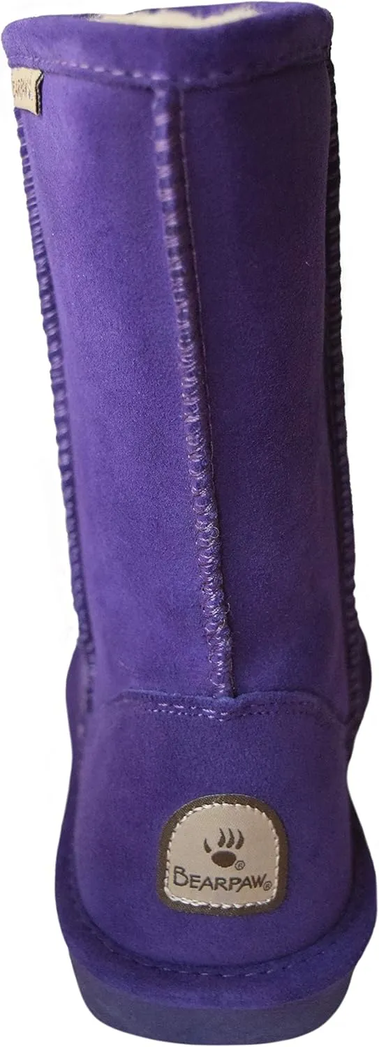 BEARPAW Emma Short Women's Classic Winter Slip On Boots, Lightweight Suede Boots, Multiple Colors