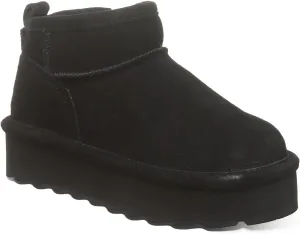 BEARPAW Retro Shorty Youth Boot | Youth's Ankle Boot | Youth's Slip On Boot | Comfortable Winter Boot