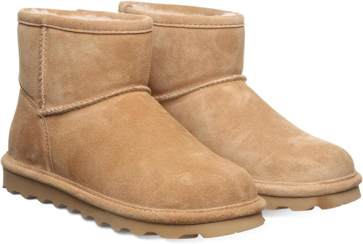 BEARPAW Women's Alyssa Multiple Colors | Women's Ankle Boot | Women's Slip On Boot | Comfortable Winter Boot