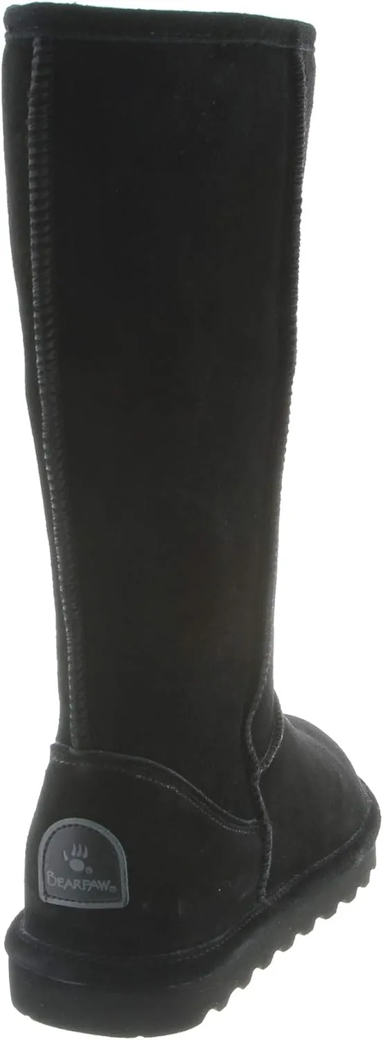 BEARPAW Women's Elle Tall Wide Multiple Colors | Women's Boot Classic Suede | Women's Slip On Boot | Comfortable Winter Boot