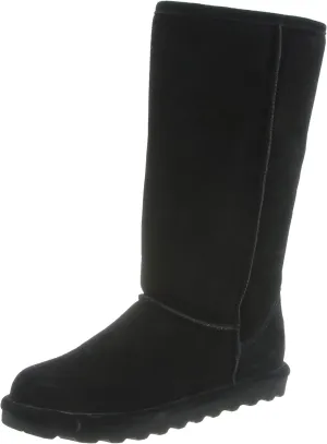 BEARPAW Women's Elle Tall Wide Multiple Colors | Women's Boot Classic Suede | Women's Slip On Boot | Comfortable Winter Boot