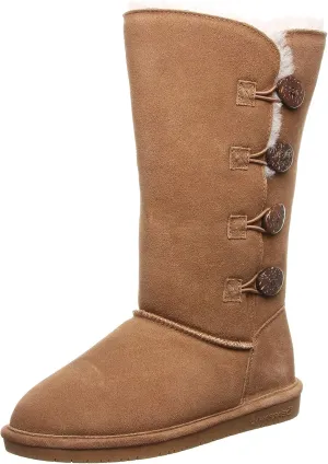BEARPAW Women's Lori Multiple Colors | Women's Boot Classic Suede | Women's Slip On Boot | Comfortable Winter Boot