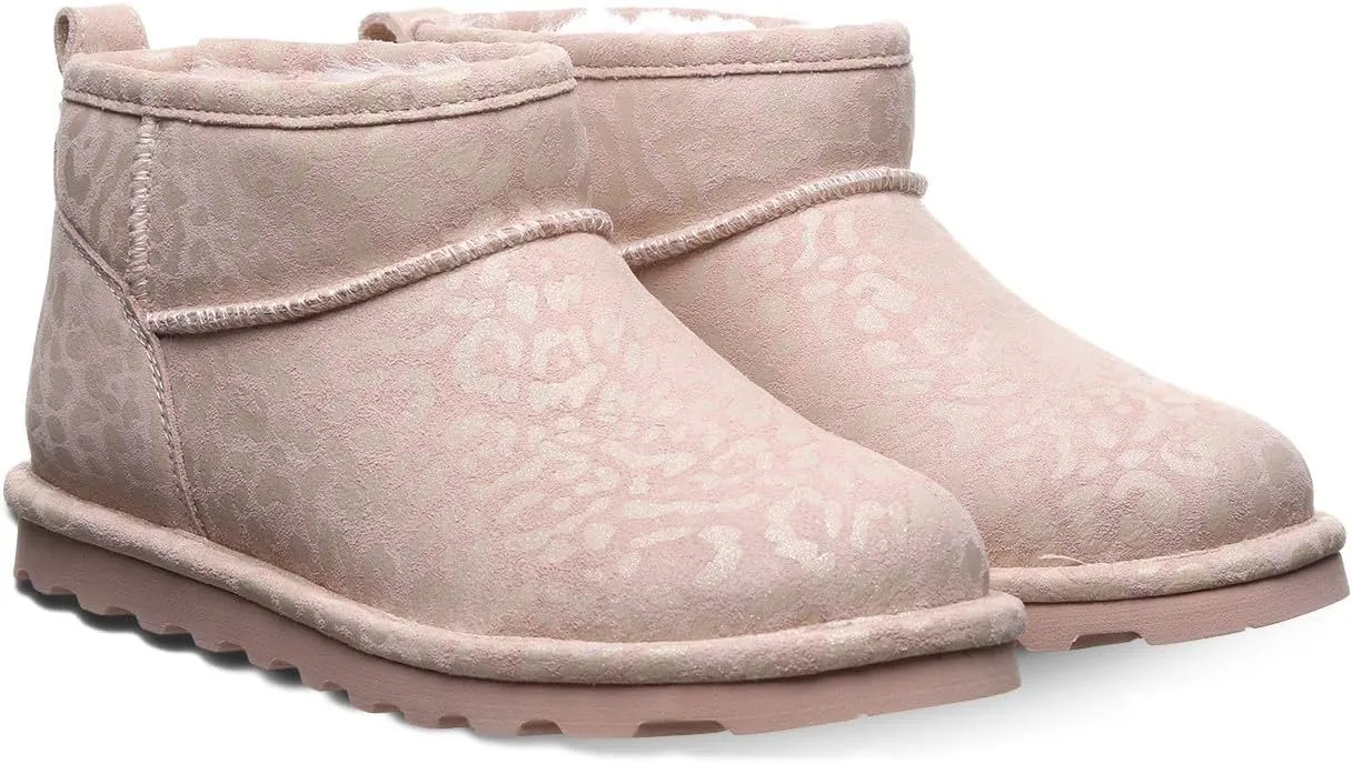 BEARPAW Women's Shorty Exotic Boot | Women's Ankle Boot | Comfortable Winter Boot