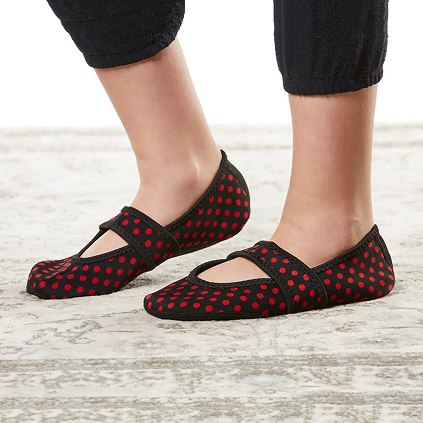 Betsy Lou Women's Slippers, Foldable, Flexible Flats, Slipper Socks, Travel Slippers, Exercise Shoe, Dance Shoe, Yoga Socks, House Shoes, Indoor Shoes