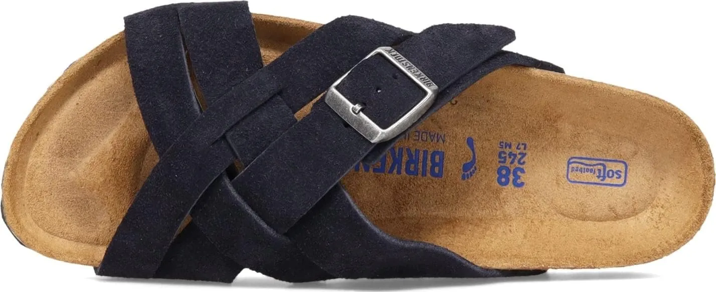 Birkenstock Men's Soft Footbed Lugano Tobacco Oil LTR R