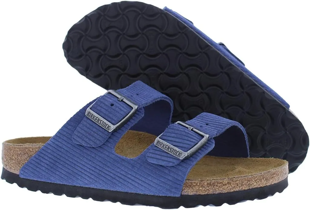 Birkenstock Men's Suede Soft Footbed Arizona Sandal