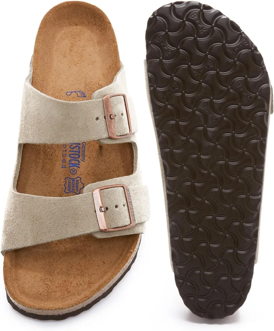 Birkenstock Womens Arizona Soft Footbed - Leather (Unisex)