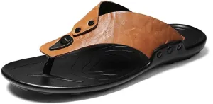 Bitiger Sandals Flip Flops Flip Flops for Men - Fashion Mens Beach Sandals Ourdoor & Functional Shower Shoes Indoor…