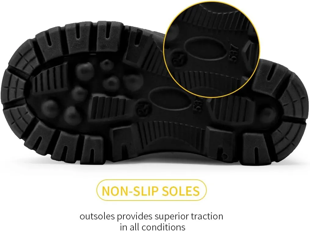BMCiTYBM Kids Snow Boots Boys Girls Toddler Winter Waterproof Shoes Cold Weather Outdoor Lightweight (Toddler/Little Kids/Big Kids)