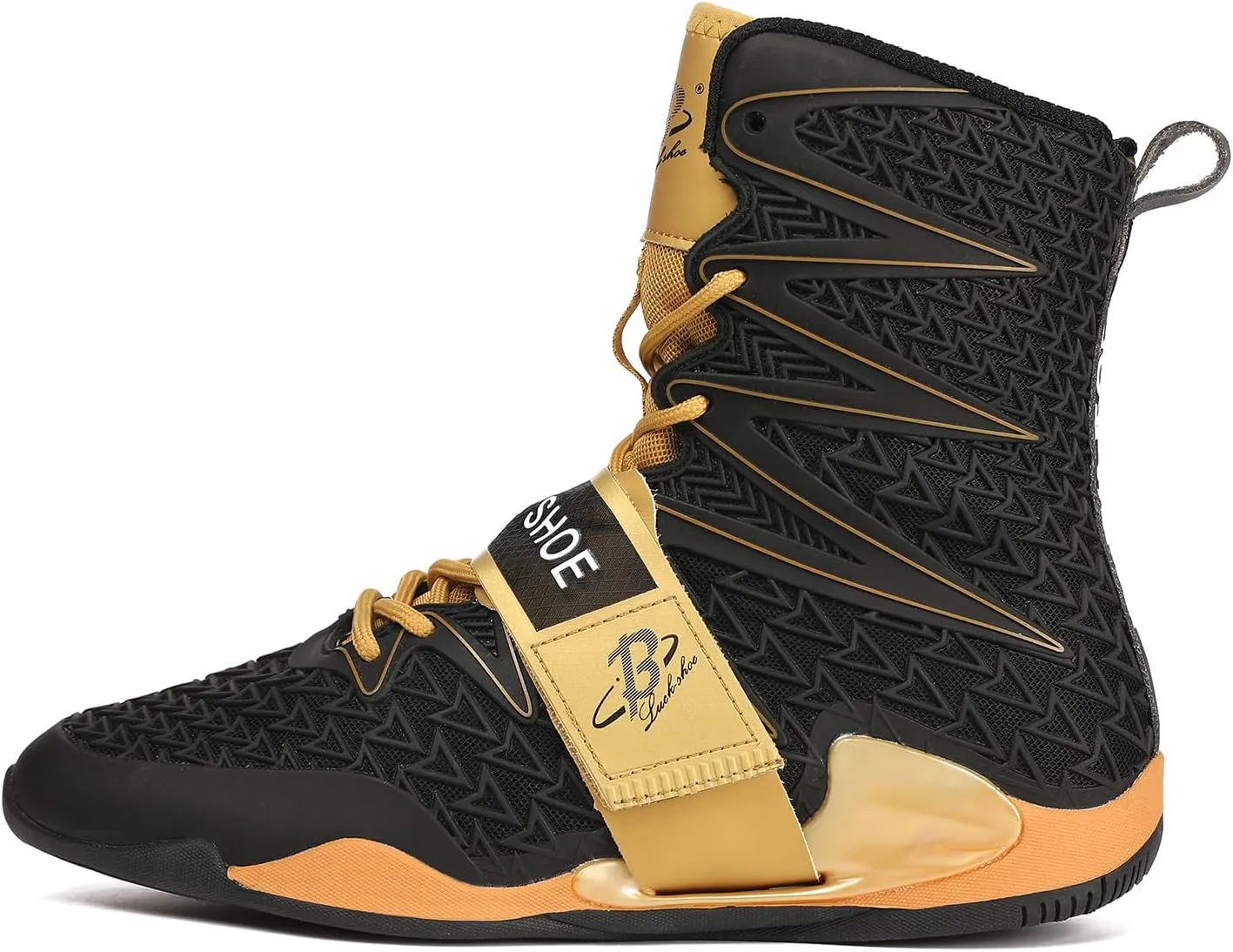 Boxing Shoes for Men High Top Gym Shoes Fighting Sports Training Footwear LS308