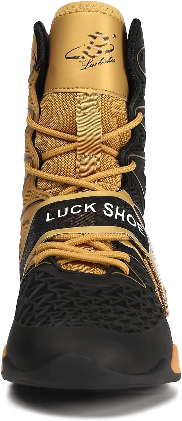 Boxing Shoes for Men High Top Gym Shoes Fighting Sports Training Footwear LS308