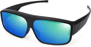 Br'Guras Fit Over Polarized Sunglasses Flip Up Lens for Men and Women