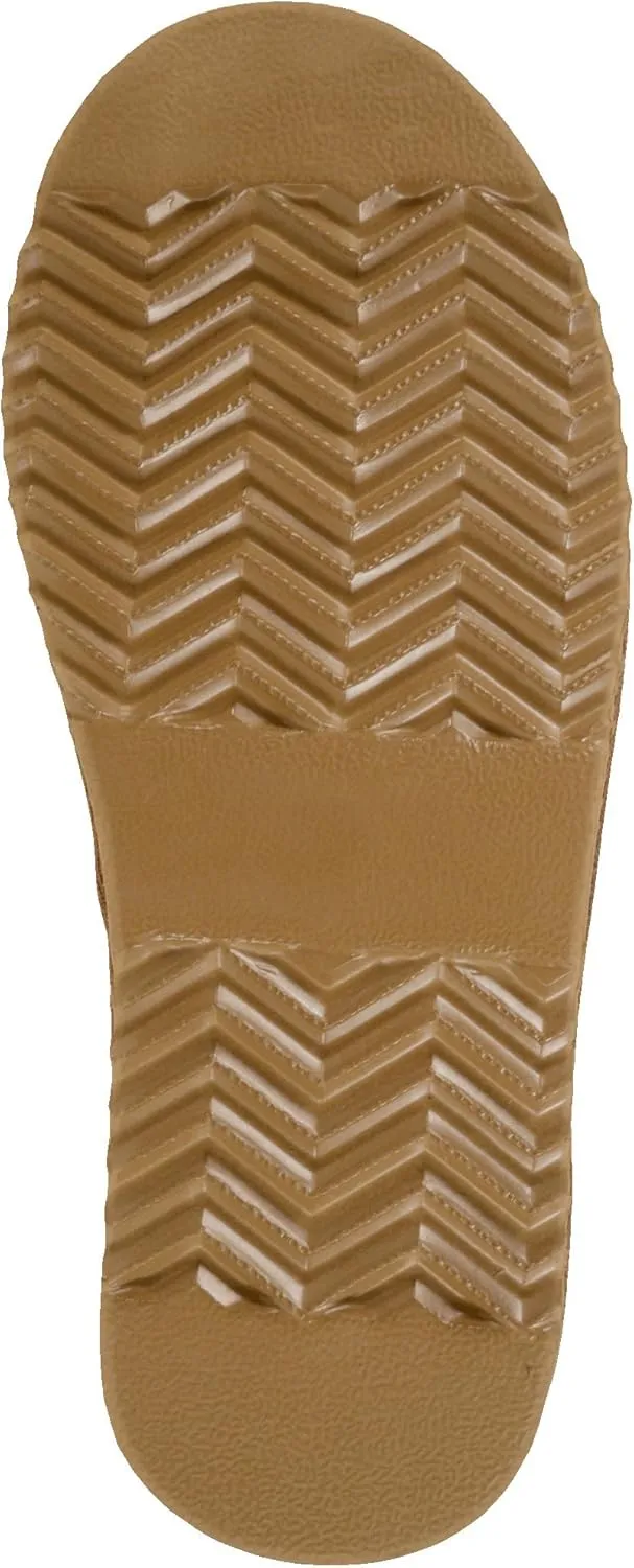 Bushga Ladies Genuine Sheepskin Mid Calf Short Boot (Black, Chocolate Brown, Grey, Chestnut, Purple)