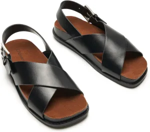 C. Paravano Women Sandals,Comfortable Dressy Flat Slides Summer Sandals with Arch Support for Walking Beach Casual Adjustable Buckle Slip-Ons Fashion Shoes