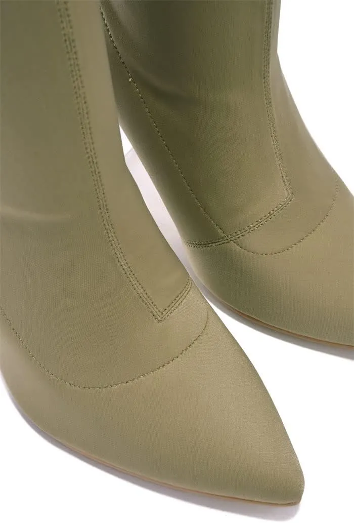 Cape Robbin Excellence Pointy Toe High Heel Ankle Booties (Excellence)