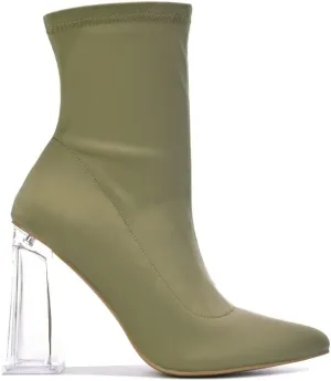 Cape Robbin Excellence Pointy Toe High Heel Ankle Booties (Excellence)