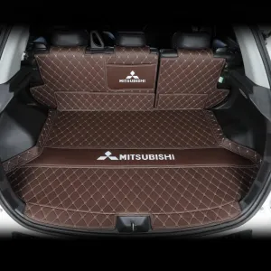 Car Boot Liner Protector for Mitsubishi Outlander 2006 2007 2008 2009, Resistant Easy to Install Premium Car Accessory,B Brown