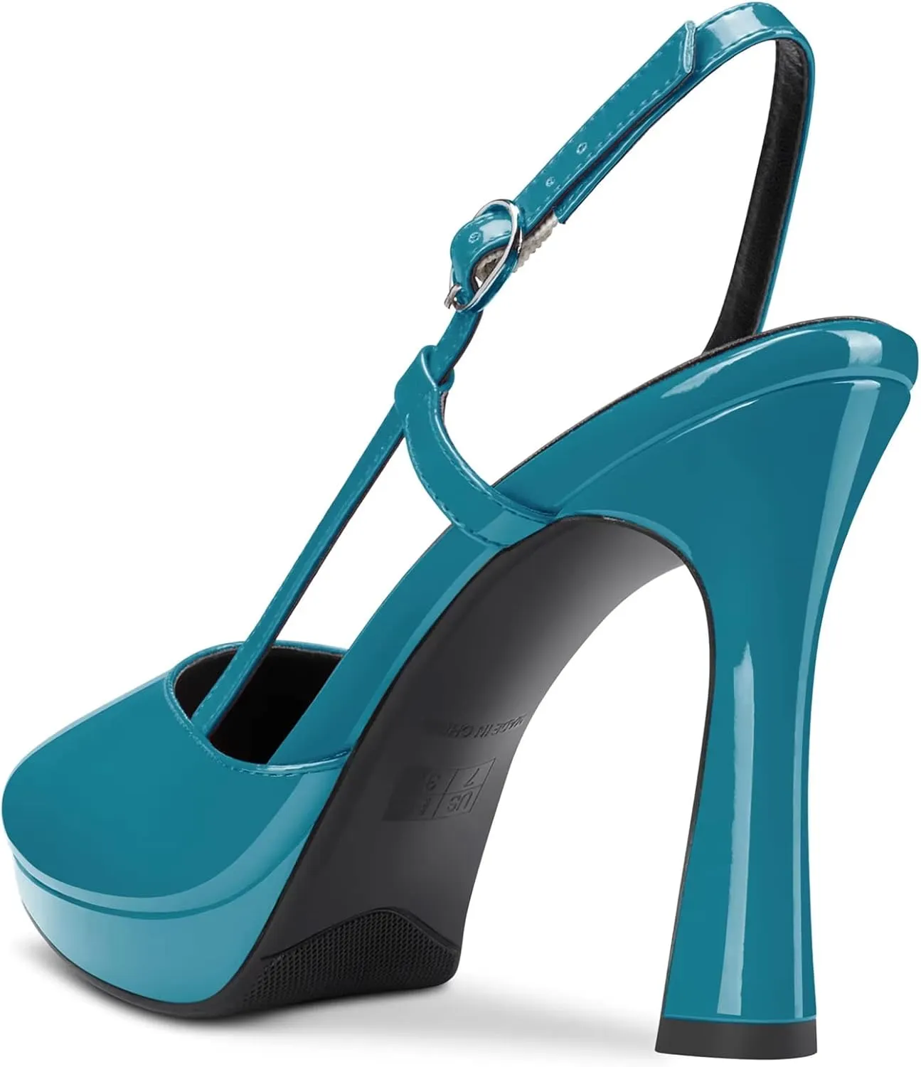 Castamere Women High Stiletto Platform Heel Pointed Toe Slingback Slip-on Pumps Wedding Dress 3.9 Inches Heels