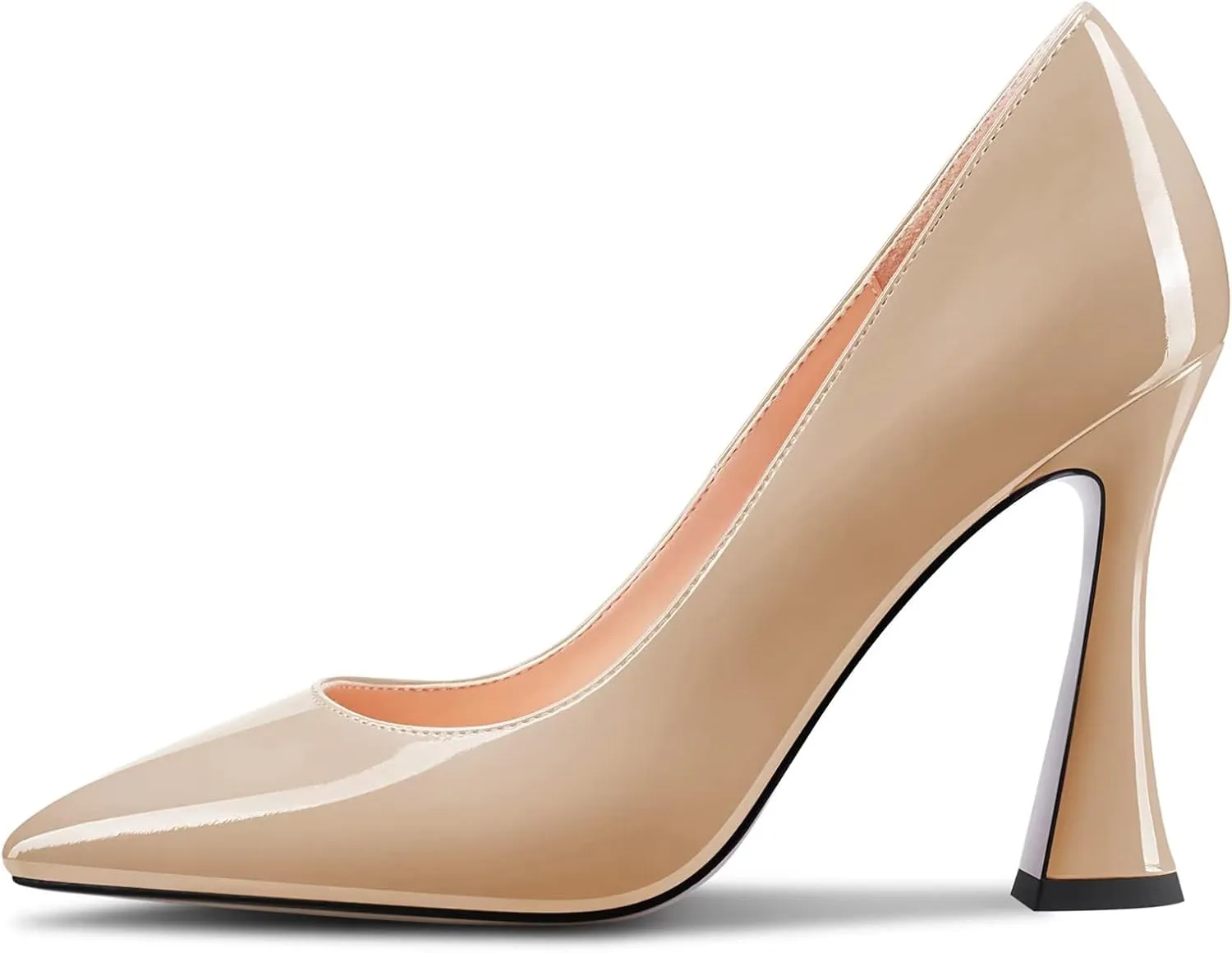 Castamere Women Stiletto High Heel Pointed Toe Slip-on Pumps Sexy Dress Classic 3.9 Inches Heels