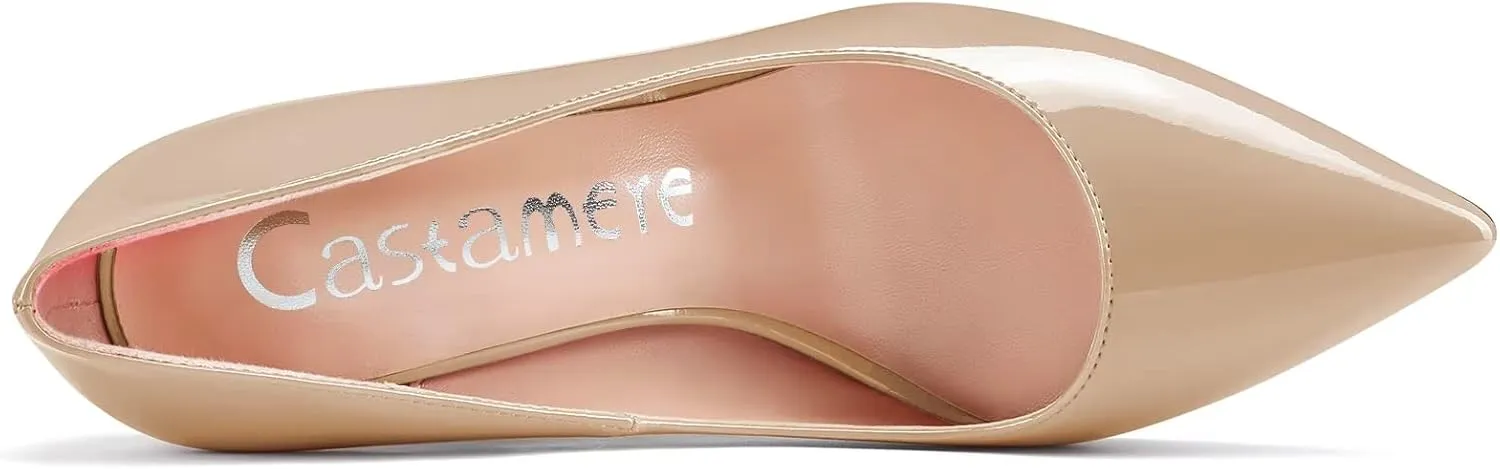 Castamere Women Stiletto High Heel Pointed Toe Slip-on Pumps Sexy Dress Classic 3.9 Inches Heels